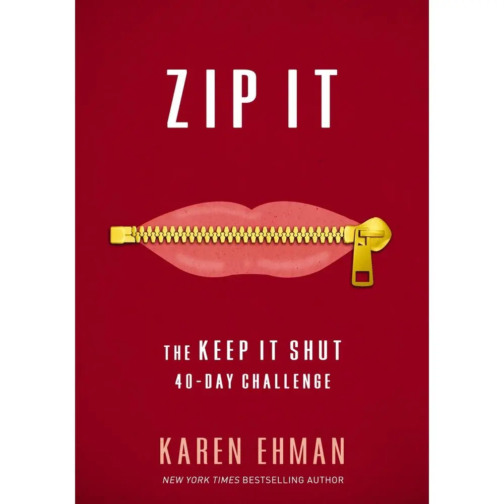 USED Book - Zip It: The Keep It Shut 40-Day Challenge by Ehman, Karen (Paperback) - english