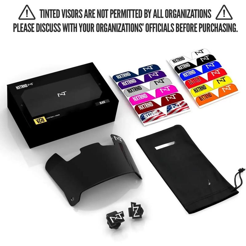 Nxtrnd VZR1 Football Visor, Flat Lens Technology, Fits Adult & Youth Football Helmets Nxtrnd VZR1 Football Visor, Flat Lens Technology, Fits Adult & Youth Football Helmets