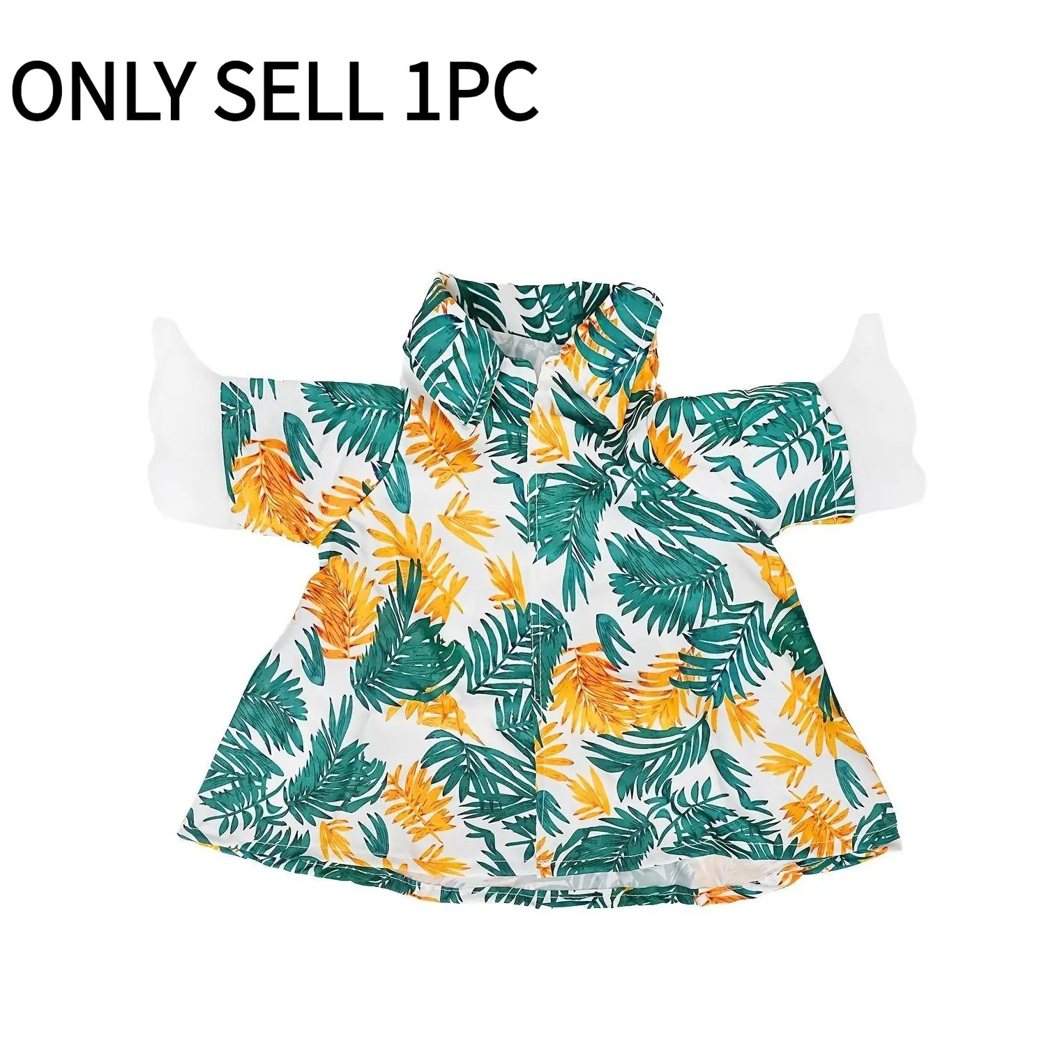 23-Inch Hawaiian Bikini Porch Wear, Tropical Floral Leaf, Lawn Goose Costume, Home Statue, Festival Summer Decoration, Perfect for Outdoor Events