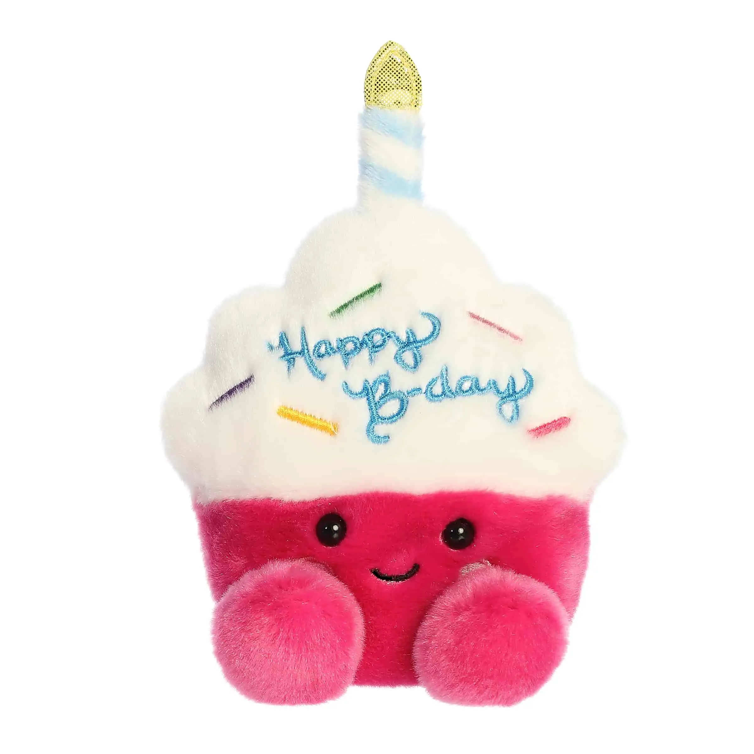 Palm Pals Adorable Sparkle Birthday Cupcake Pink Soft Plush Collectable Stuffed Animal Palm Pals Adorable Sparkle Birthday Cupcake Pink Soft Plush Collectable Stuffed Animal