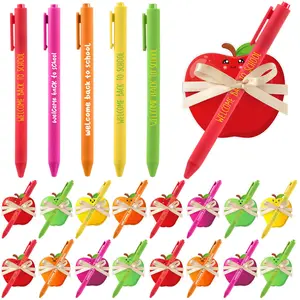 36 Sets Sticky Notes with Ballpoint Pens Apples Shaped Sticky Notes Back to School Gift Cute Sticky Notes Motivational sticky notes Teacher Memo Pads Self-Stick Note Pads for Students Teacher Coworker,Teacher Gifts Thank You Favors Stationery Set