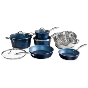ORGREENIC 10-Piece Hammered Cookware Set