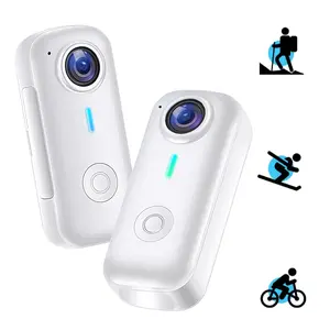 1080P Thumb Action Camera, Wireless Vlog Camera, Portable Magnetic Vlogger for Cycling, Sports and Daily Vlogging, WiFi Connectivity for iOS and Android