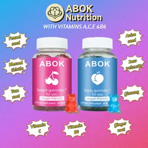 ABOK Gummies Combo Pack - Fitness Aid - Women’s Support Supplement - Berry Flavored - Herbs & Multivitamins
