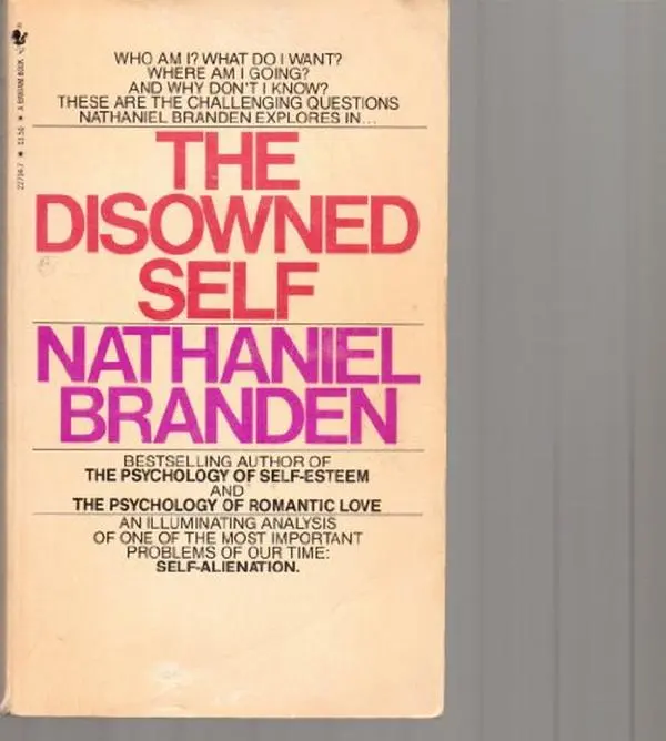 USED-Disowned Self by Nathaniel Branden (Paperback)