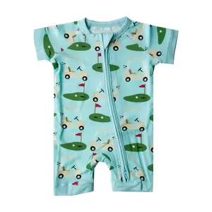 tiny knot co. TENCEL Modal Shortall Zippered Romper