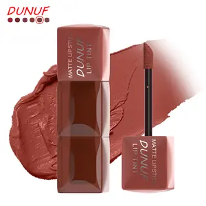 DUNUF 1pc Velvet Matte Lipstick Set, Matte Liquid Lipstick, Matte Lip Gloss, Matte Lip Glaze, Long-Lasting Waterproof & Sweat-Proof, Non-Stick Cup, High-End Makeup, Women's Cosmetics Gift