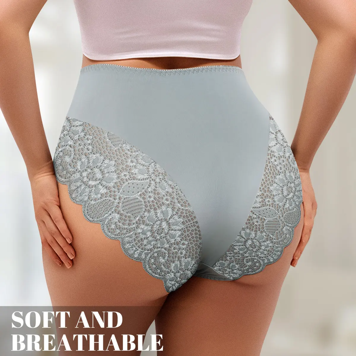 Morelect 3/6/10 Pack Women's High Waist Lace Panties,Spring Floral Panty Set,Ultra Soft & Breathable Everyday Panties,Sexy Lingerie for Date Night,Full Coverage Briefs S-5XL,mothersdaygift. - TikTok Shop Morelect 3/6/10 Pack Women's High Waist Lace Panties,Spring Floral Panty Set,Ultra Soft & Breathable Everyday Panties,Sexy Lingerie for Date Night,Full Coverage Briefs S-5XL,mothersdaygift. - TikTok Shop