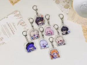 Wuthering Waves Aemeath Sigrika Herssen Acrylic Keychain WUWA Game Charm gift