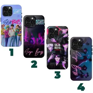 4 Styles Ver2 S4jaboys Kpop Demon Hunters Phone Case, Kpop Sajaboys 2026 Phone Case