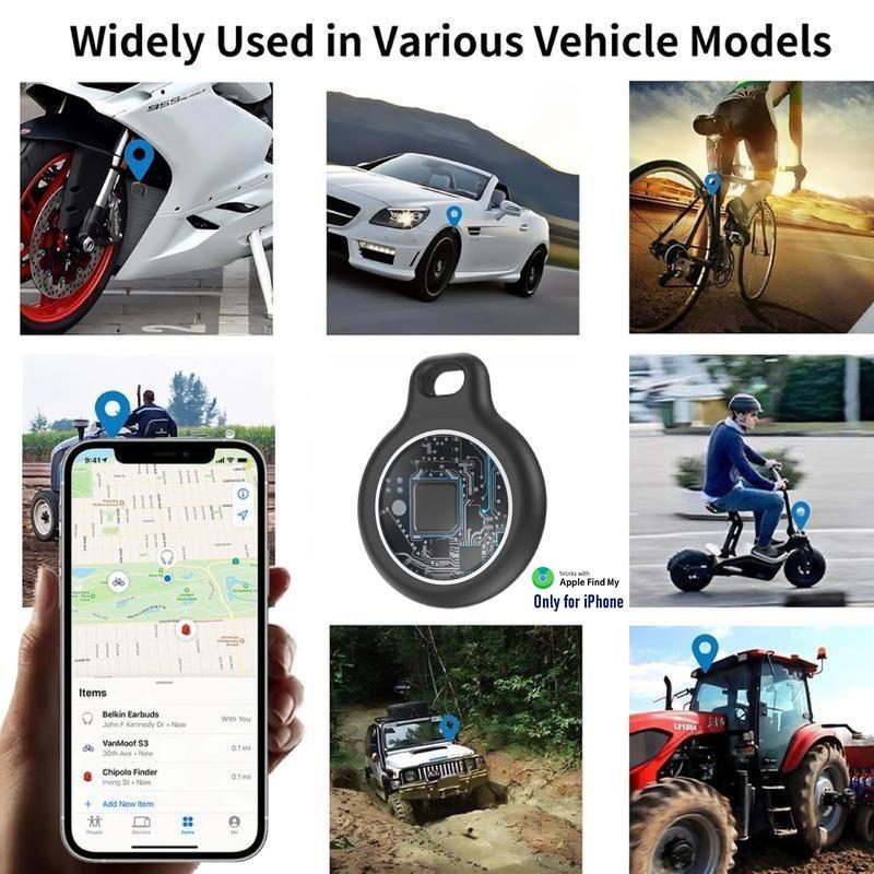 GPS Tracker for Car Mini Trackers Device with Weatherproof Magnetic Case No Monthly Fee Best Hidden GPS Trackers Anti-lost Device Works with Apple Find My Fathersdaygift