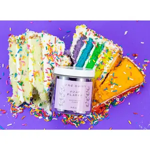 Birthday Cake Soap Flowers-100% All-Natural, 8oz