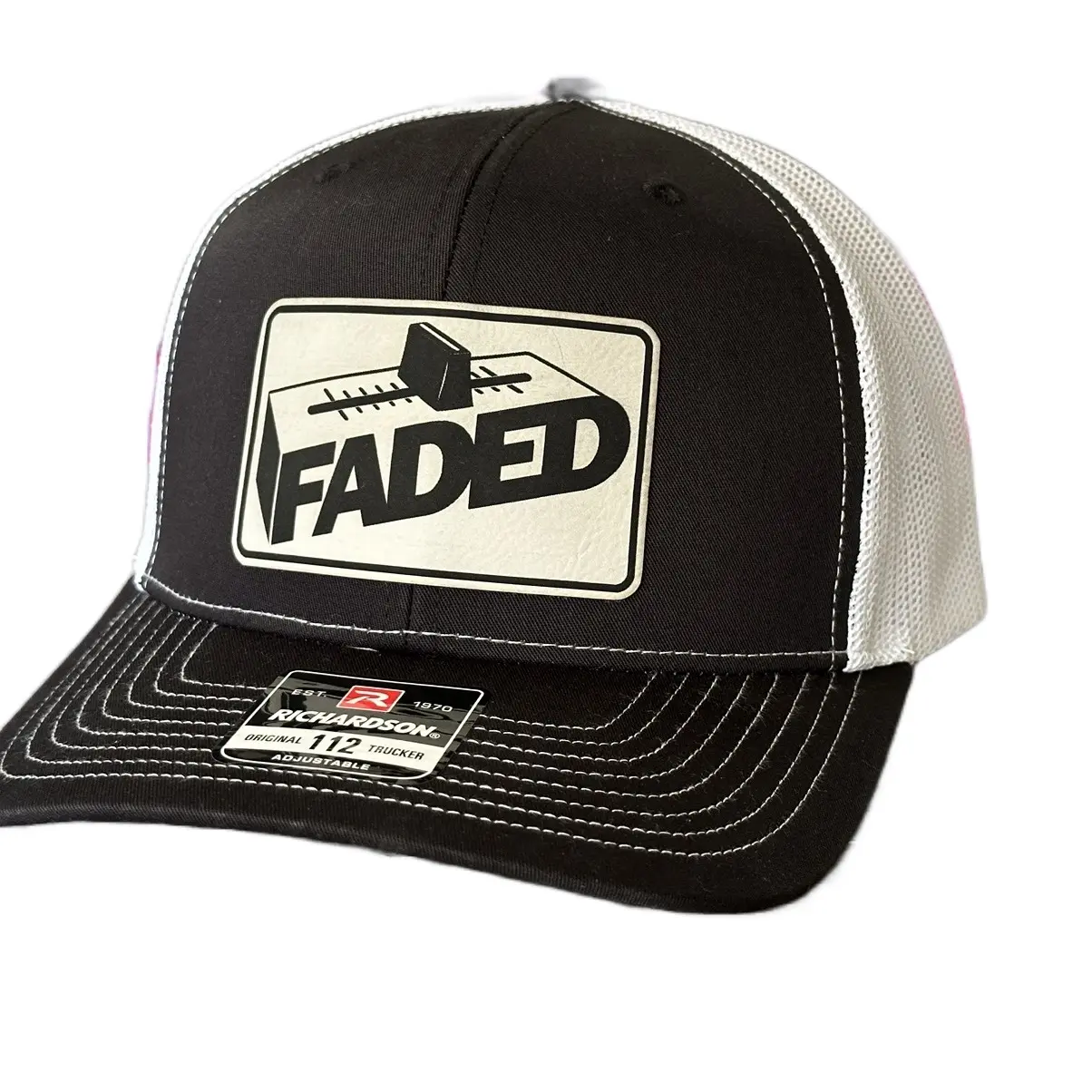 Faded DJ Patch on Richardson 112 SnapBack Hat