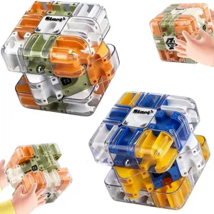 3D Rolling Maze Cube Puzzle, Enhance Spatial Awareness, Develop Logical Thinking, Large Maze Jigsaw Puzzle, Perfect Gift Idea