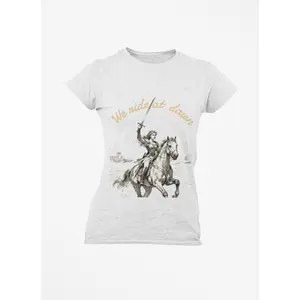 We Ride at Dawn cowboy riding horse illustration T-Shirt | western vintage graphic