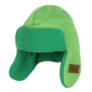 South Park Kyle Broflovski Cosplay Adult Knit Trapper Hat With Fleece Lining OSFM