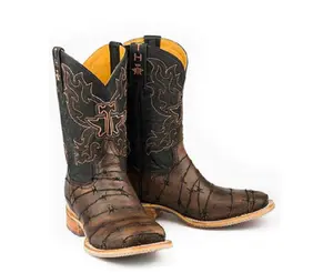 SALE Men's Tin Haul 'Keep Out' Barbed Wire Western Cowboy Boots