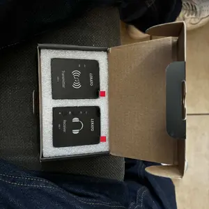 LEKATO MS-1 2.4G Stereo Wireless IEM System with Transmitter Beltpack Receiver for Guitar, Wireless In-Ear Monitor System, Automatic Pairing, for Studio, Band Rehearsal, Live Performance