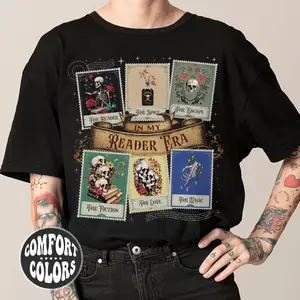 In My Reader Era Comfort Colors Shirt | Gift for Readers | Vintage T-Shirt | Tarot Reader Shirt | Tarot Lover Gift