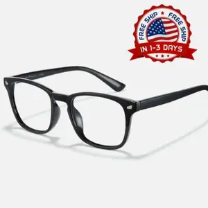 Armazones De Lentes Para Hombres Armazon De Hombre Marco Plastico Negro NUEVO US
