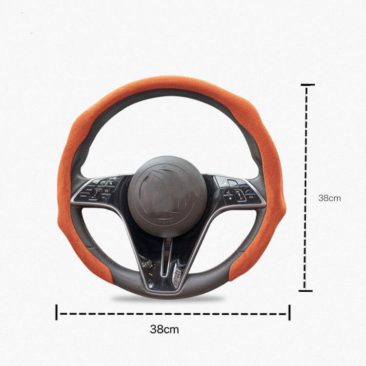 New Car Models Napa Nappa Leather Steering Wheel Cover - Quick Turn, Non-Slip, Breathable, Ultra-Thin, Suitable for Four Seasons