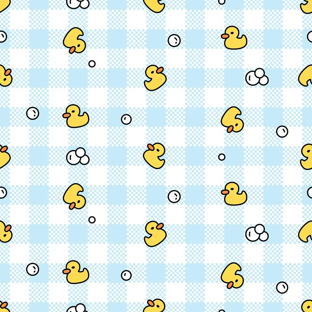 Bathtime Gingham Quilting Cotton Fabric