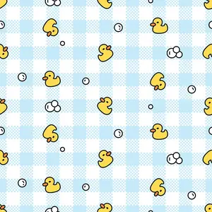 Bathtime Gingham Quilting Cotton Fabric