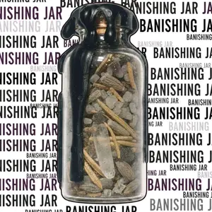 UNISEX Banishing Spell Jar 1oz Updated Negativity People Negative Energy