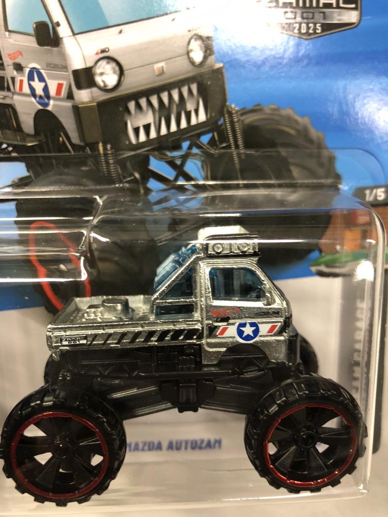 Hot Wheels 2025 Mazda Autozam ZAMAC HW Dream Garage Custom '53 Chevy ZAMAC HW Art Cars Lot Sculpture 1:64 Scale