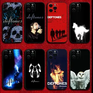 Band D-Deftones Music Phone Case For iPhone 16,15,14,13,12,11,Pro,X,XS,Max,XR,Plus,Mini Soft Black Cover