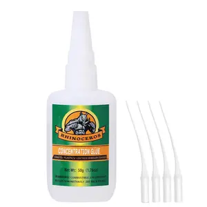 2pcs 502 Concentration Glue, Low Whitening Less Odor Thick Glue, 50ML Bottle with Cap, Leather Craft Instant Glue for DIY Shoes Accessories