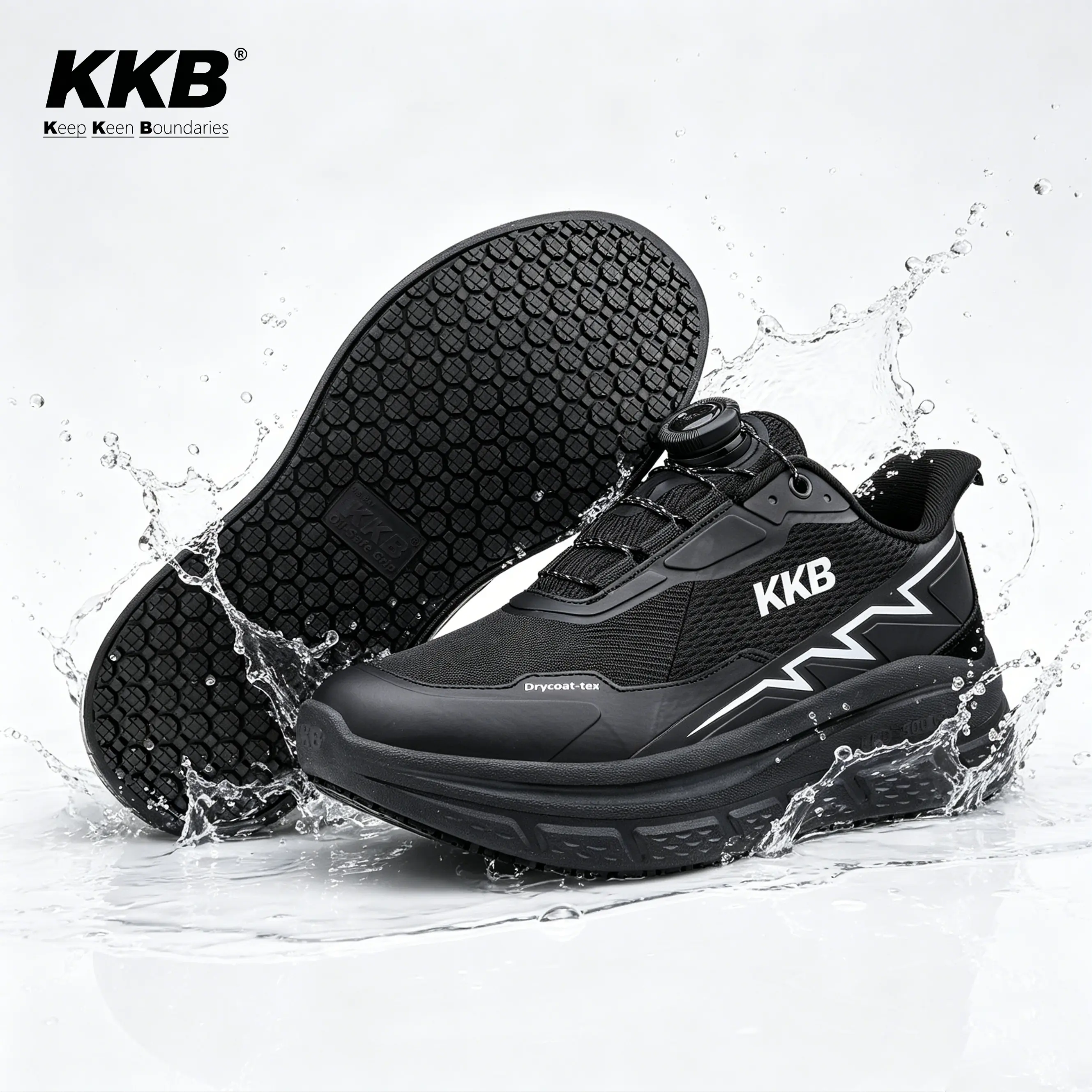 Non Slip Work Shoes Women Easy Slip Walking Shoes for Women Water Resistant Sneakers for Restaurant Kitchen Nursing with Arch Fit Support Orthopedic