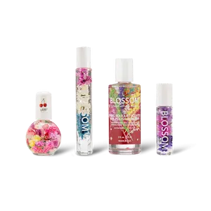 Jet Set - 1/2 Oz. Cuticle Oil, Roll-On Perfume Oil, Nail Polish Remover, and Roll-on Lip Gloss