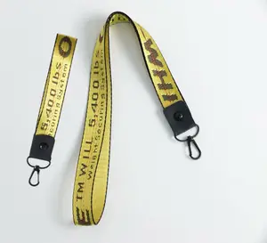 Canvas Keychain Combination with Trendy Embroidered English Letters
