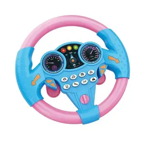 Simulation Steering Wheel Toys Children's Toy Kids Early Education Copilots Stroller Steering Wheel Vocal Toys