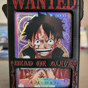 One Piece TCG Wanted Deck Box (Don + Deck + Leader Display)