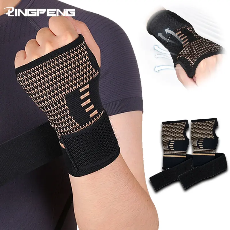 Breathable Knit Wristband with Adjustable Strap, Comfortable Fit for All Sports, Unisex Design for Men & Women, Perfect for Daily Wear, Breathable Wristbands, Sports Accessories, Workout Accessories