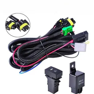US H11 Fog Light Wiring Harness Switch Kit for Honda LED Relay 12V 40A NEW Easy Installation & Reliable Power