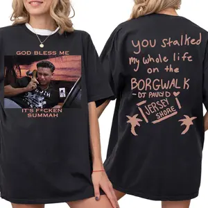 [Sale up to 40%] God Bless Me It's F*cken Summah Double Sided Shirt, Summah Shirt, New trend Tshirt, Jersey Shore Shirt, Movie Shirt, Funny Movie Quote Shirt