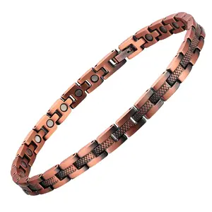 Nandudu Women's Copper Magnetic Anklet - Adjustable, Minimalist Summer Beach Jewelry Gift, Anklets for Women