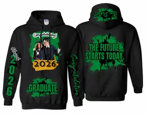 Custom Graduation Hoodie, T-shirt, & Stole Bundle