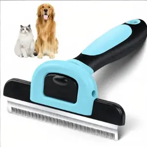 Pet grooming brush