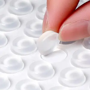 Round Door Stopper, Silicone Anti-collision Door Bumper, Anti Collision Decorative Pad for Home, Silicone Material, Shock, Friction, Quiet Door Operation, Friction Reduction, Door Protection, Shock Absorption