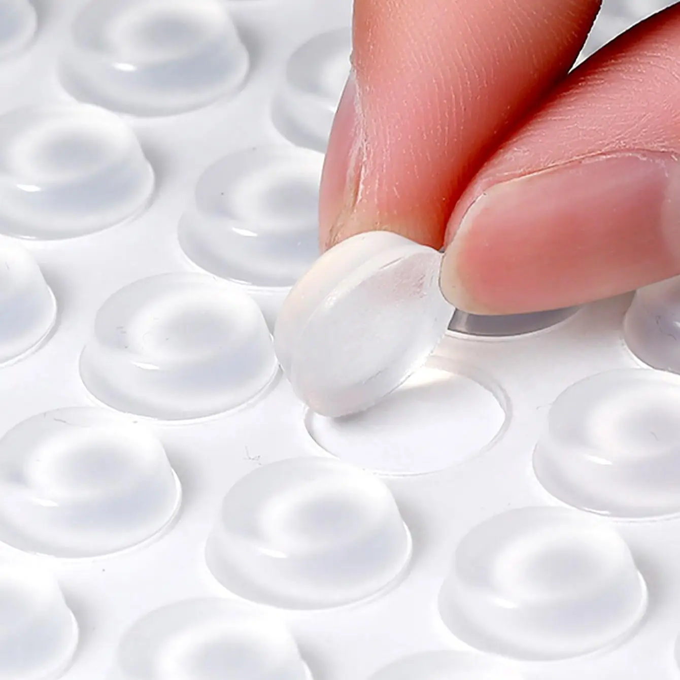 Round Door Stopper, Silicone Anti-collision Door Bumper, Anti Collision Decorative Pad for Home, Silicone Material, Shock, Friction