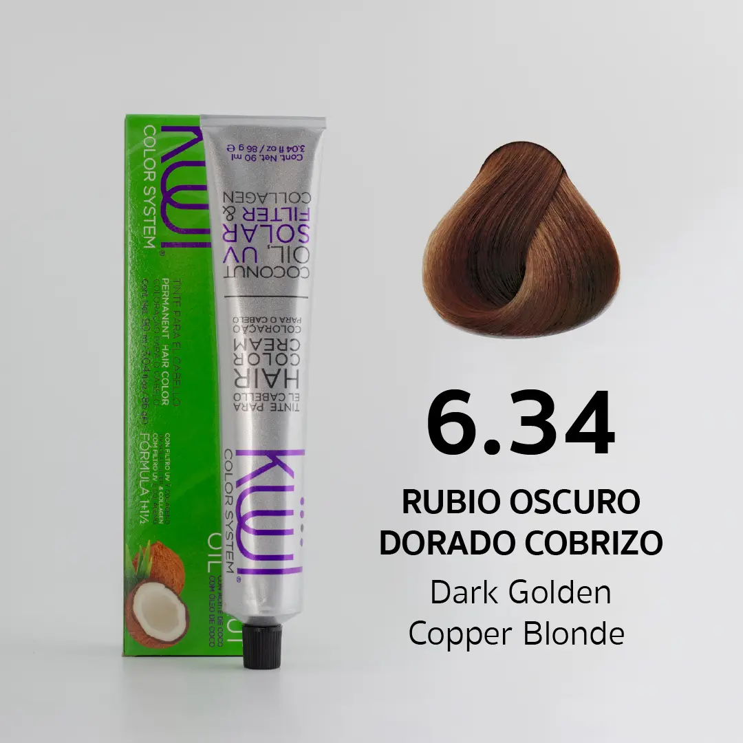 6.34 -Dark Golden Copper Blonde