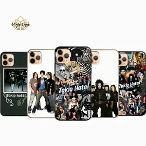 Tokio Hotel Phone Case Bill Kaulity Tom Kaulitz Rock Band Compatible with iPhone 11, 12, 13, 14, 15, 16, 17 & Samsung S22 S23 S24 S26 – check our available sizes