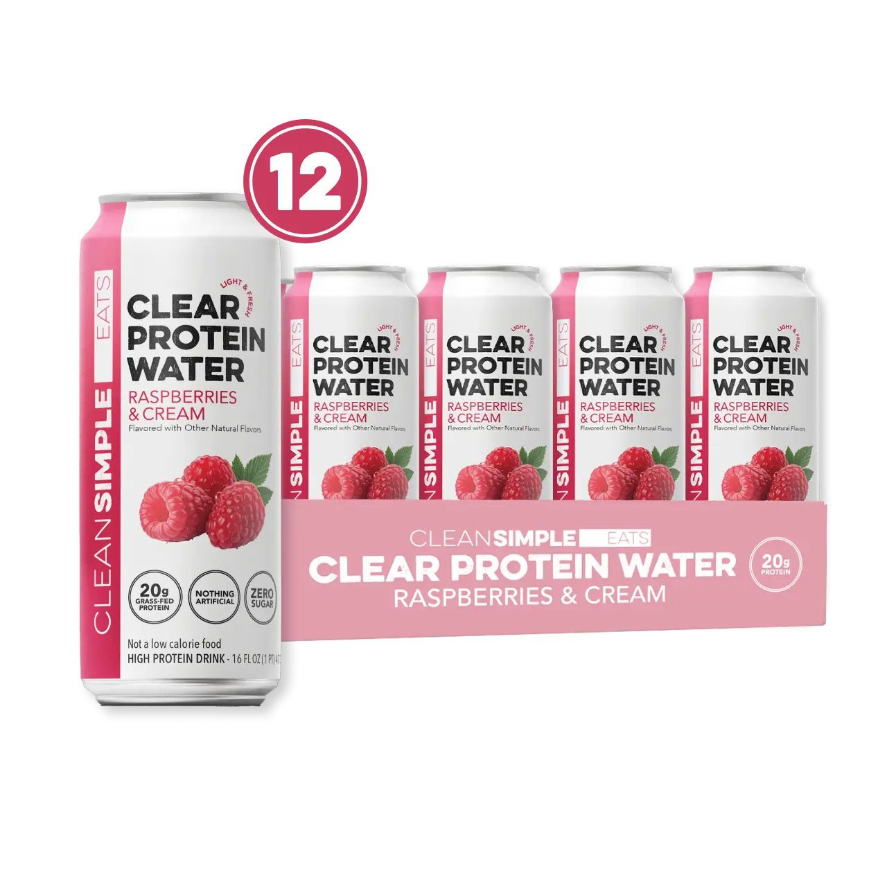 Clear Protein Water: Raspberries & Cream Clear Protein Water: Raspberries & Cream