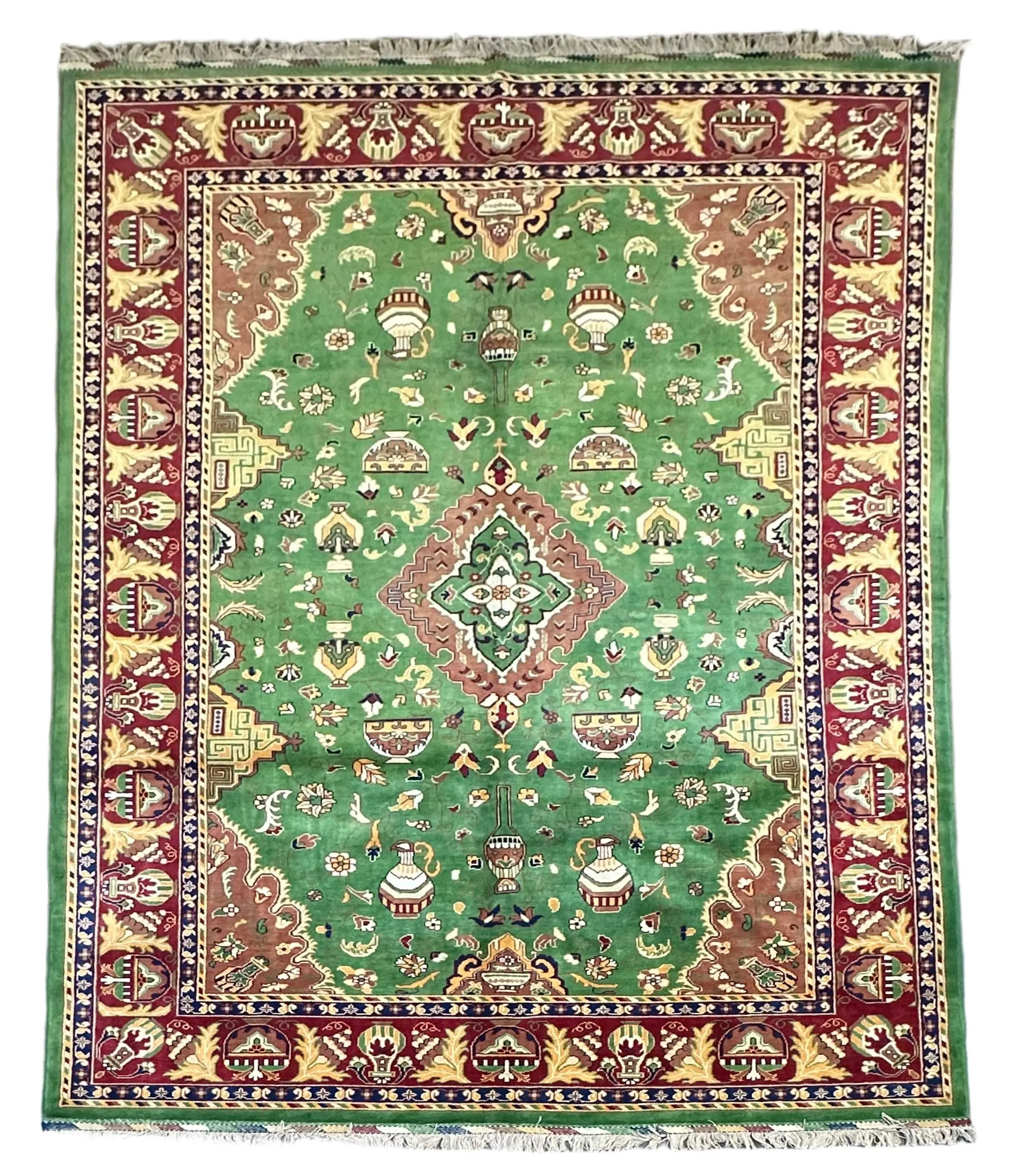 7x10 Hand-Knotted Afghan Rug – Nomad Collection Design
