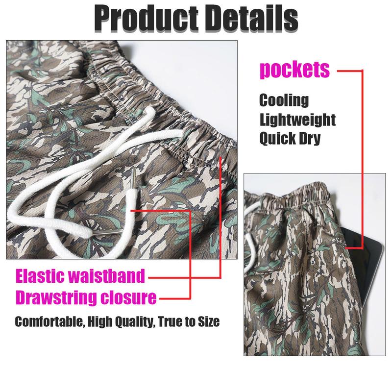 Pack 3 Camo Shorts With 5 Inch Inseam – Realistic Camouflage, Breathable, Athletic-Inspired Design – Ideal for Gym, Daily Wear, Outdoor Activities – Perfect Gift for Dad, Beloved Son, and Sports-Loving Friends