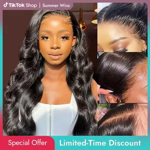 [Summer Essential] Wiggins Hair Ready to Go Glueless Wig Body Wave 7x4 & 7x5 Lace Closure Wigs Human Hair Pre Cut Lace Pre Bleached Knots Wig Beginner Friendly And 13x4 Lace Front Wig Pre Plucked Hairline #SummerWins #DealsForYouDays